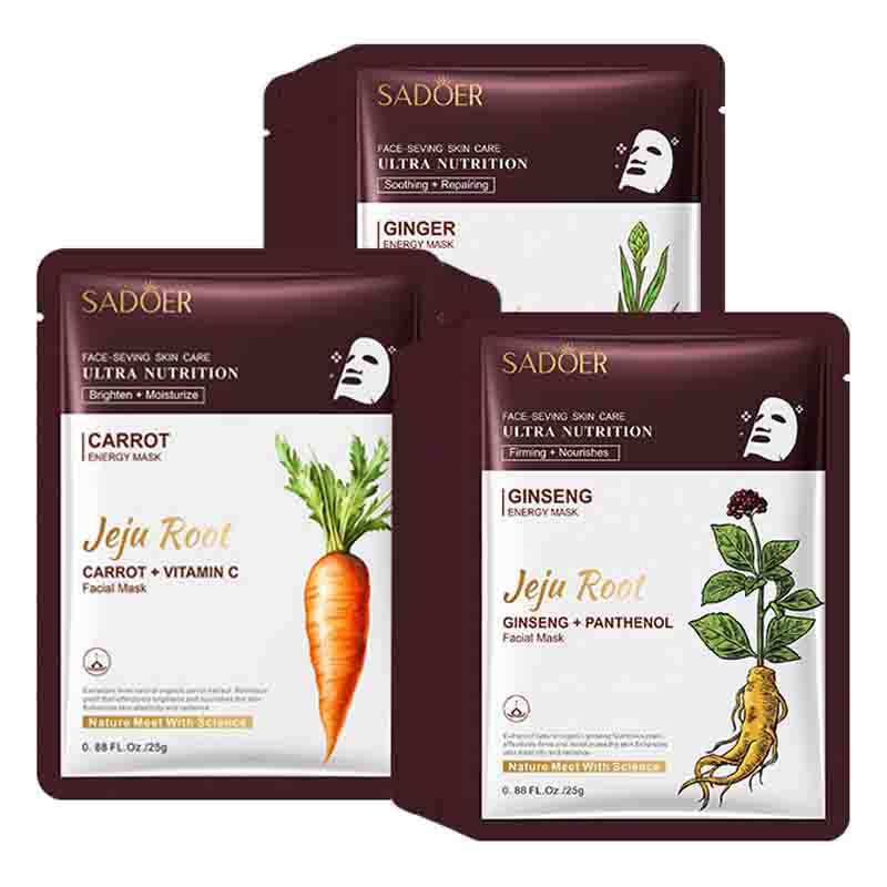 Sheet Face Mask Pack - 5 szt. Maseczek do twarzy SADOER