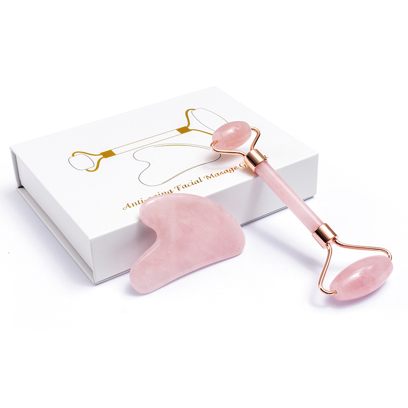 Naturalny kwarc różowy rolka j – Jade Roller Gua Sha recenzja i cena
