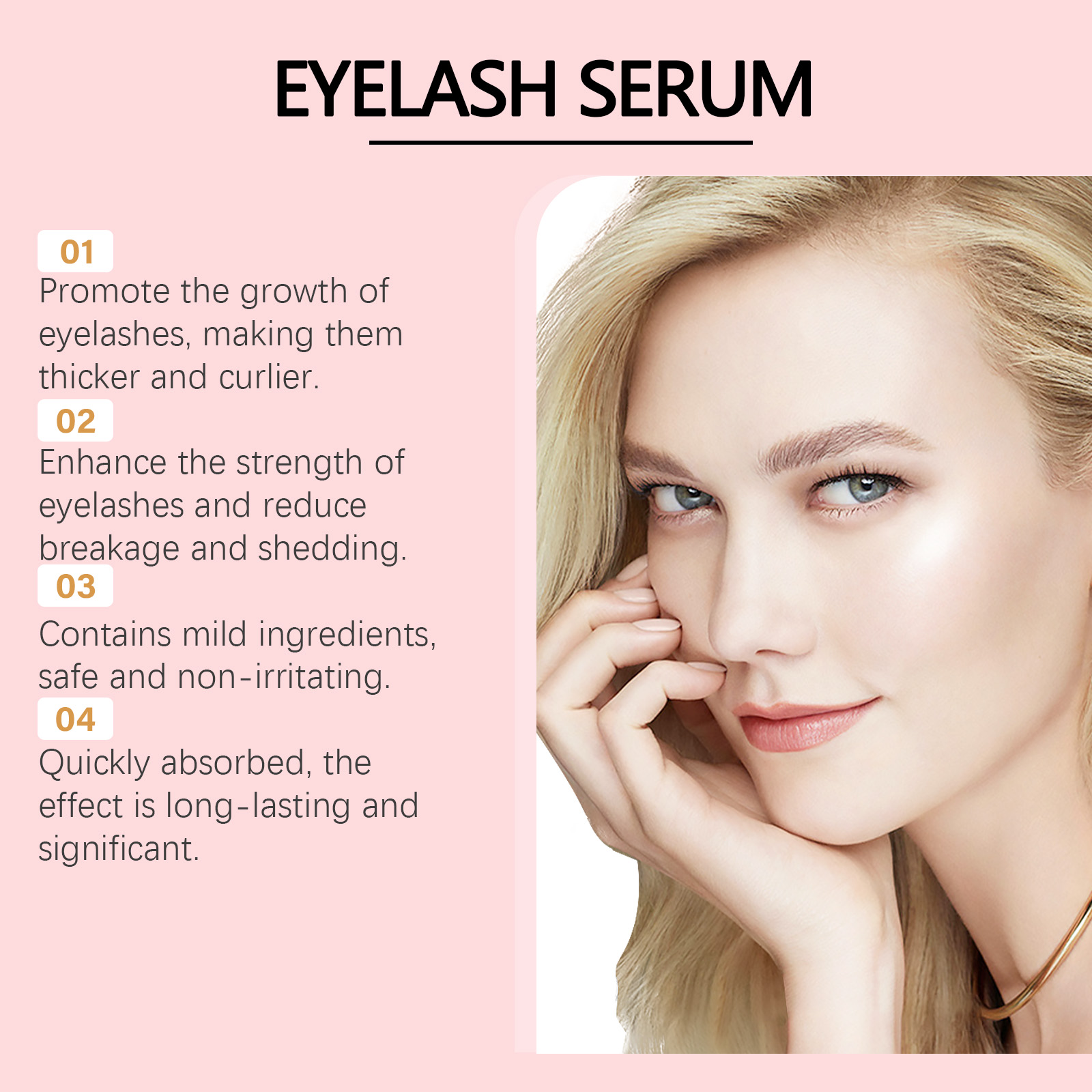 Serum do rzęs odżywiające, naw – Lash Serum Growth recenzja i cena