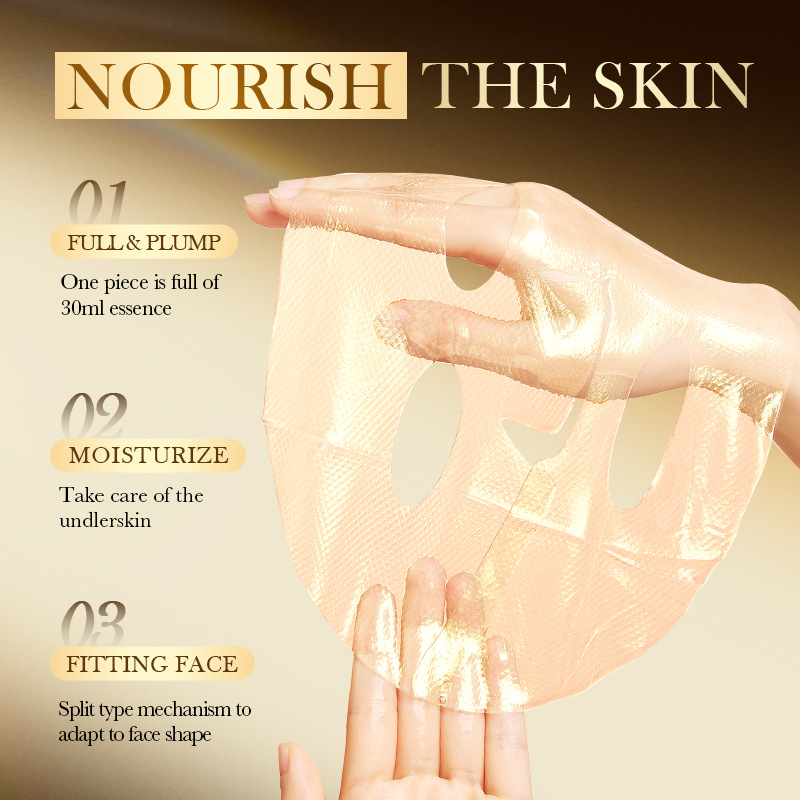 SADOER Złote Maski Kolagenowe  – Sheet Face Mask Pack recenzja i cena
