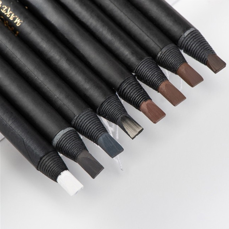 12 szt. Biały ołówek do brwi l – Beauty Makeup Drawing recenzja i cena