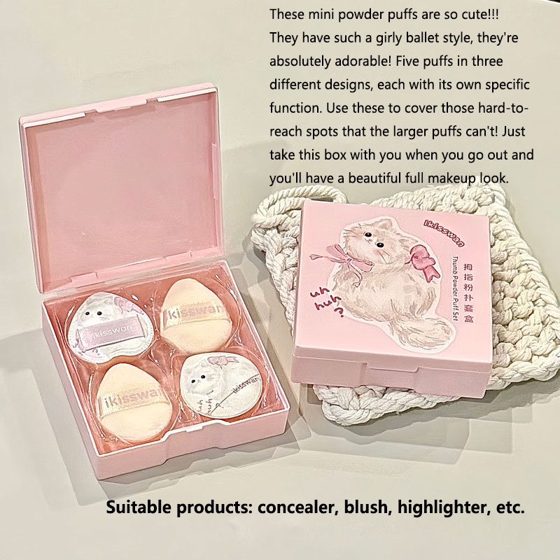 5 szt. Uroczy Mini Zestaw Gąbe – Makeup Beauty Set recenzja i cena
