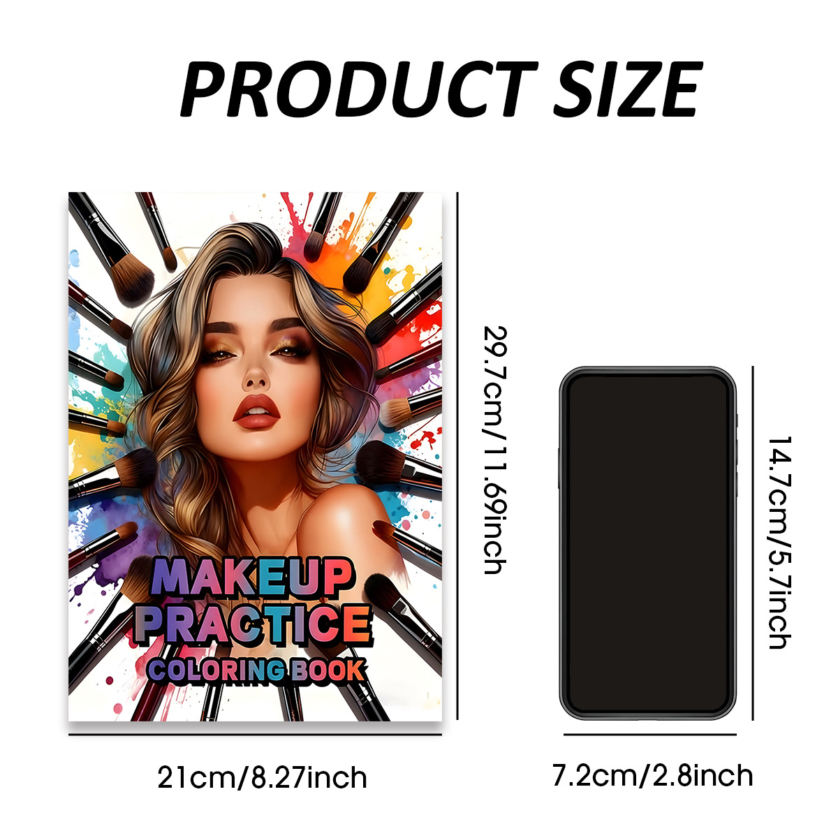 Książeczka do ćwiczeń makijażu – Beauty Makeup Drawing recenzja i cena