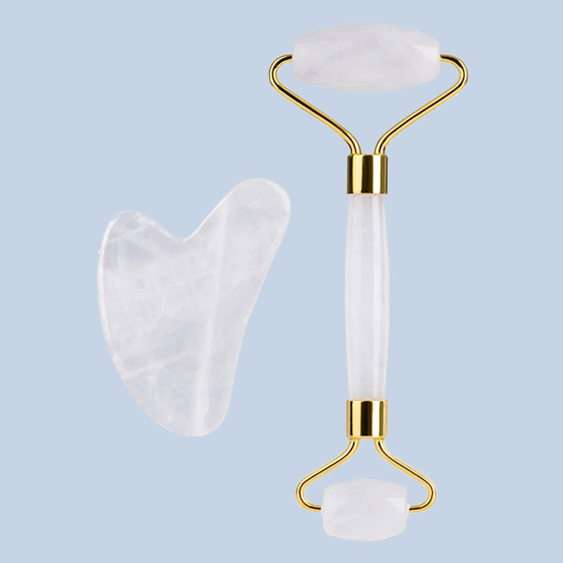 Naturalny biały kryształowy wa – Jade Roller Gua Sha recenzja i cena