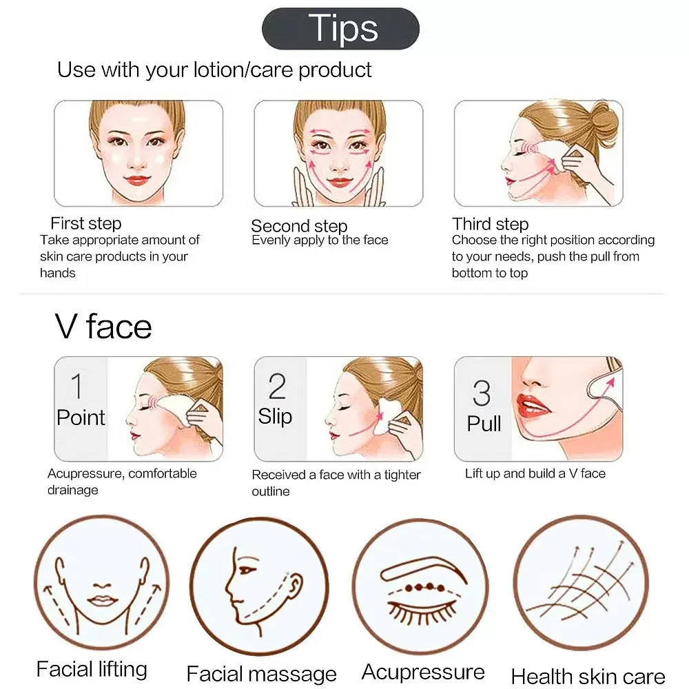 3-częściowy zestaw żywicznych  – Jade Roller Gua Sha recenzja i cena