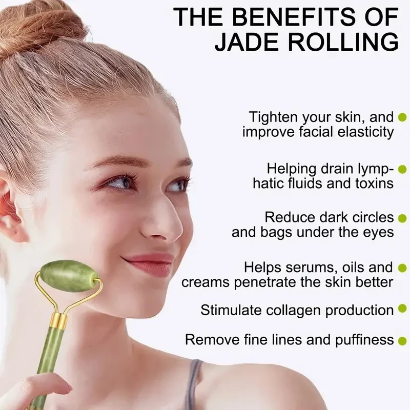 Naturalny Jadeitowy Roller do  – Jade Roller Gua Sha recenzja i cena
